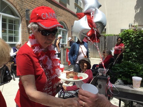 Canada Day celebrations with Retirement Suites By The Lake